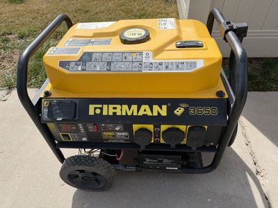 Firman 3650 Generator Electric Remote Start