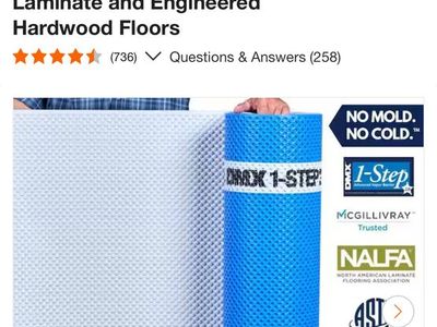 DMX 1-step LVP / Vinyl Flooring Underlayment