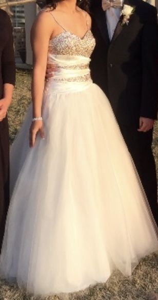 Terani Couture Sequin Tulle Prom Dress