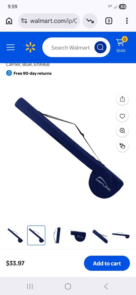 fly rod and reel case included