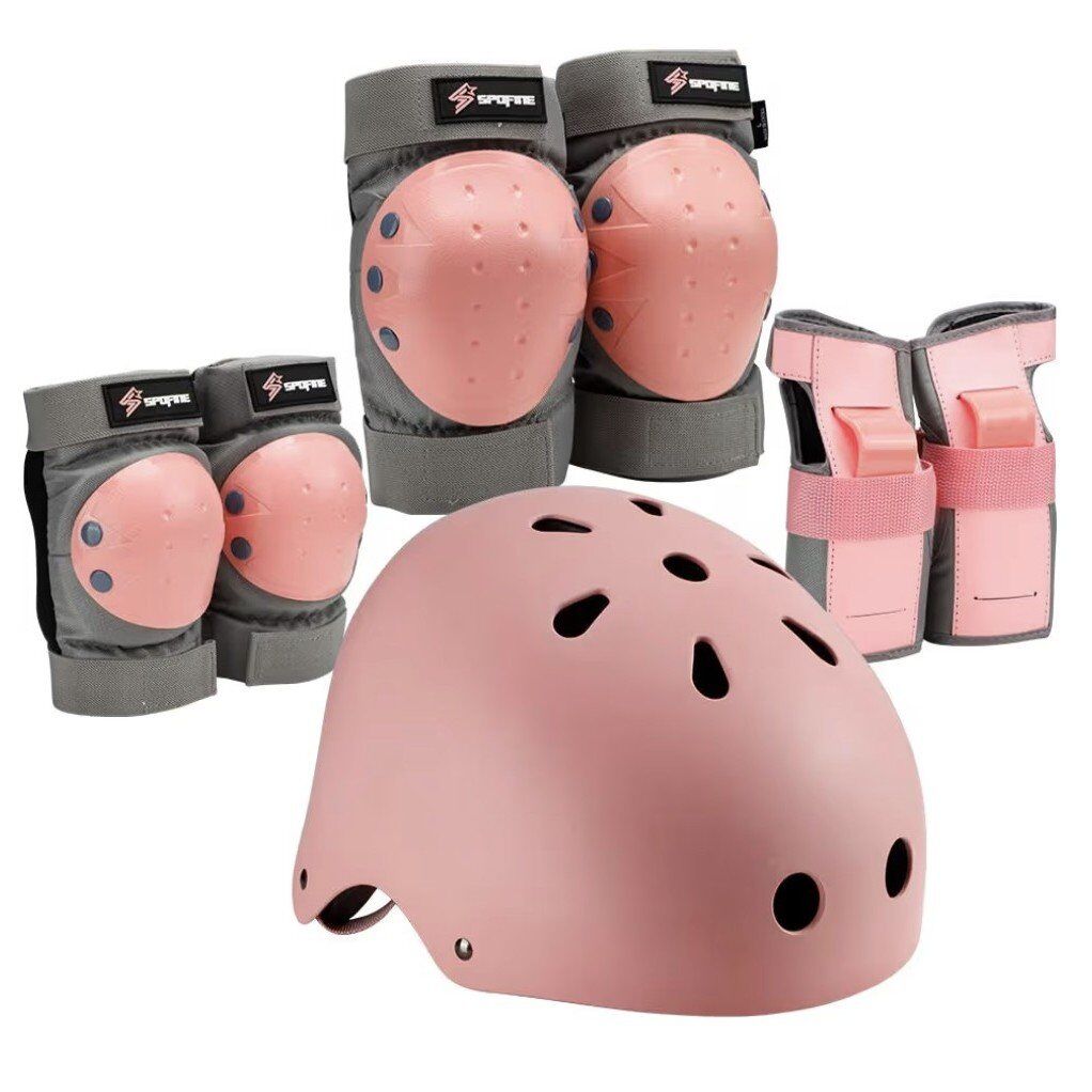 Helmet and Knee pads set