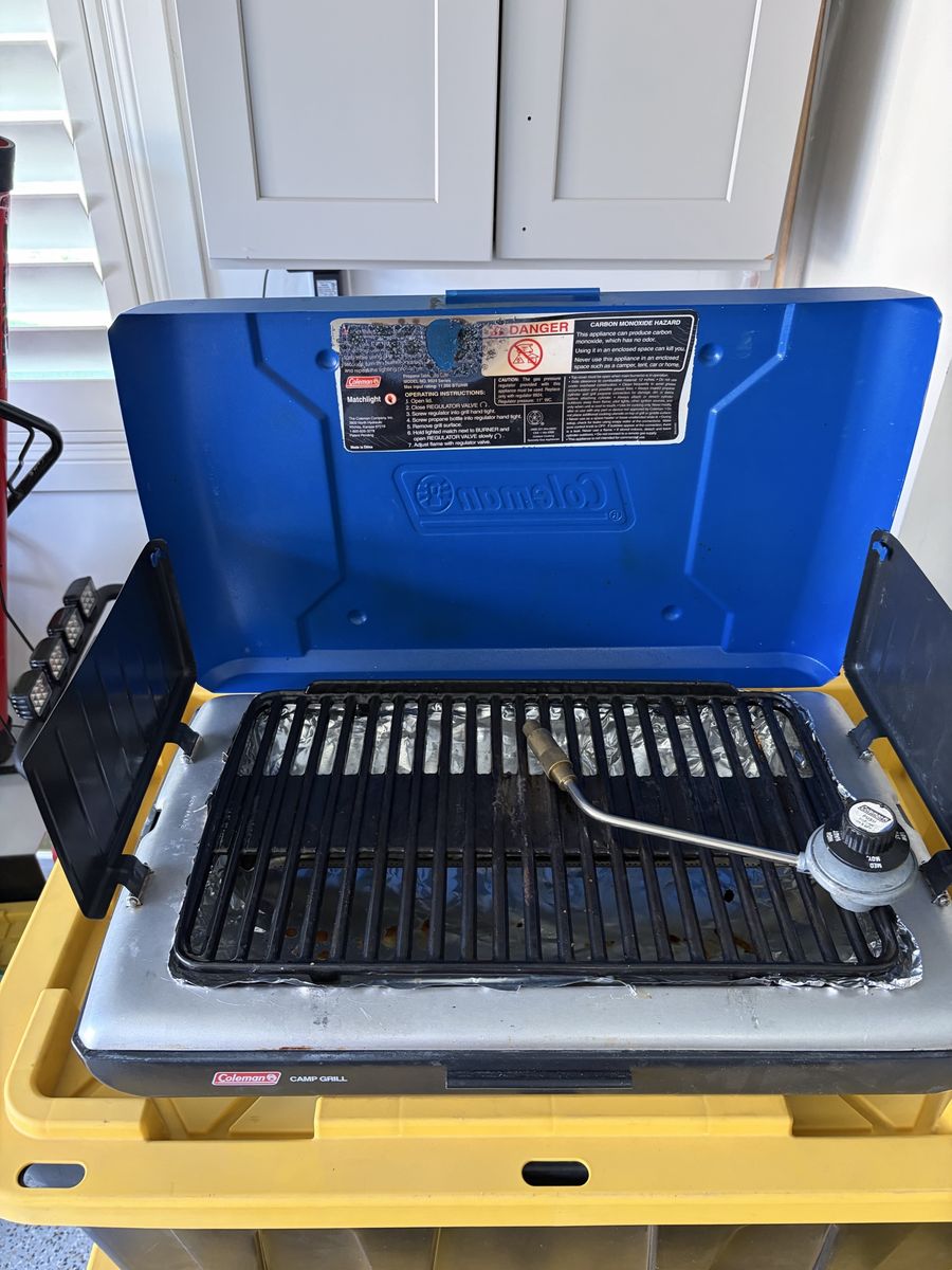 Coleman Camp Grill Portable Propane Gas Grill Outdoor Cooking