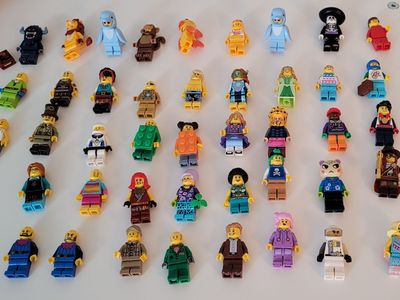 43 lego minifigures-not selling separately