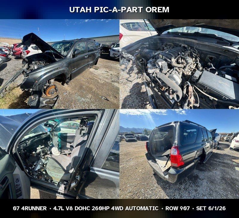 2007 Toyota 4Runner Parts - UTPAP Orem