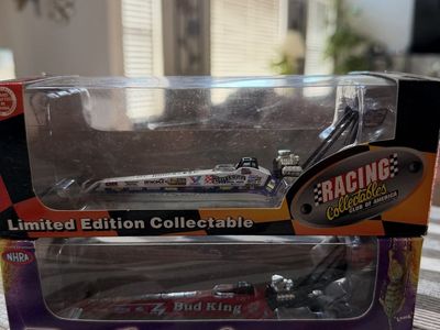 RCCA Action NHRA Top Fuel Dragster Lot - Joe Amato Keystone & Kenny Bernstein Budweiser Louie the Lizard. Limited Production