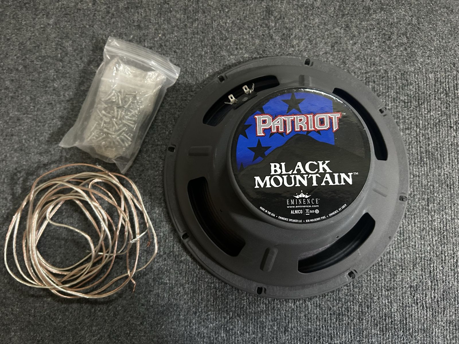 Eminence Patriot Black Mountain guitar speaker