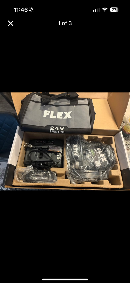 FLEX 24V 23GA Pin Nailer Kit FX4341-1A Brand New in Box