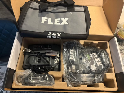 FLEX 24V 23GA Pin Nailer Kit FX4341-1A Brand New in Box