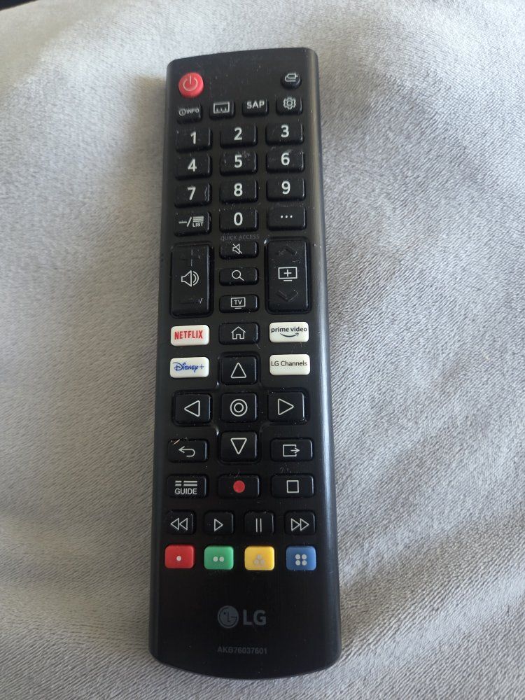 LG AKB76037601 Smart TV Remote Control with Netflix Disney+ Prime Video Buttons