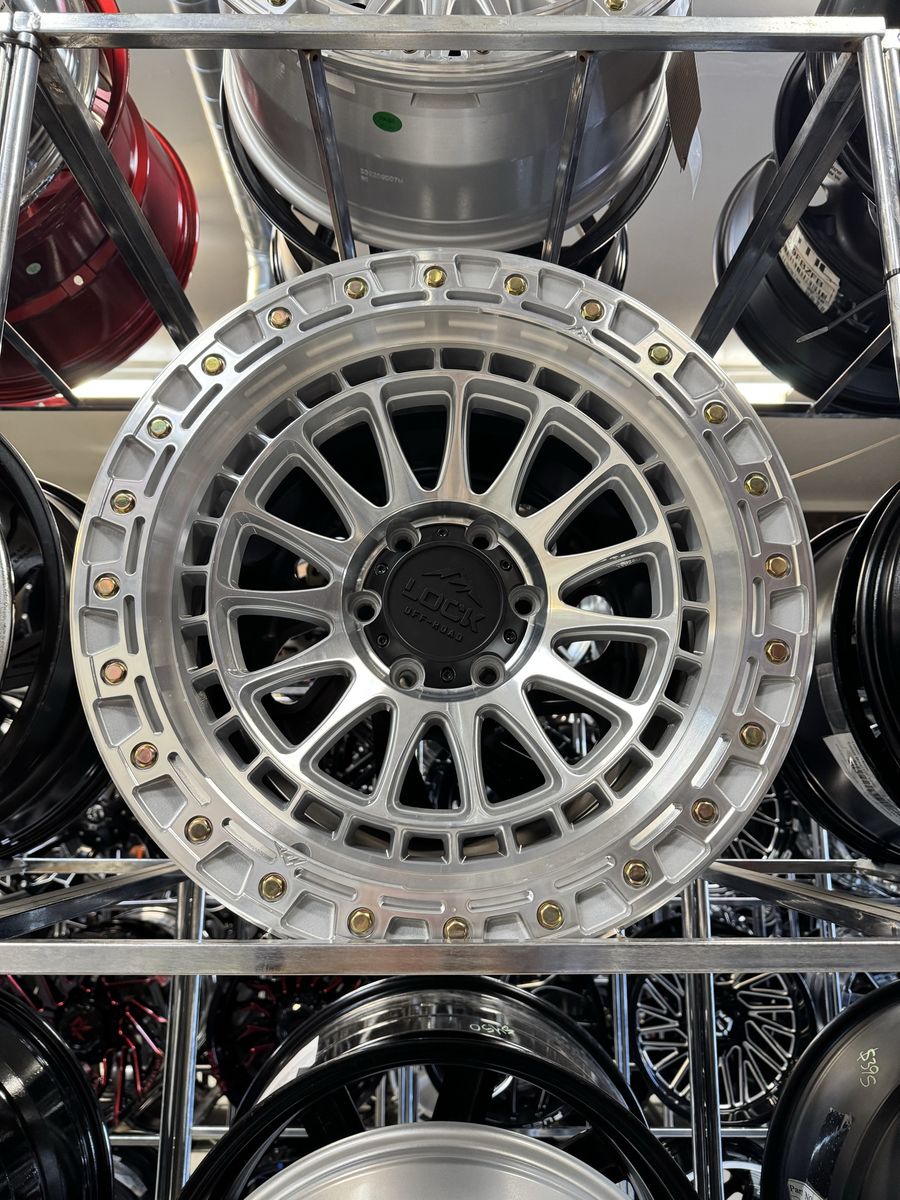 Lock off-road Mojave 20x9 machine with clear coat. Brand new set of 4 wheels. 
