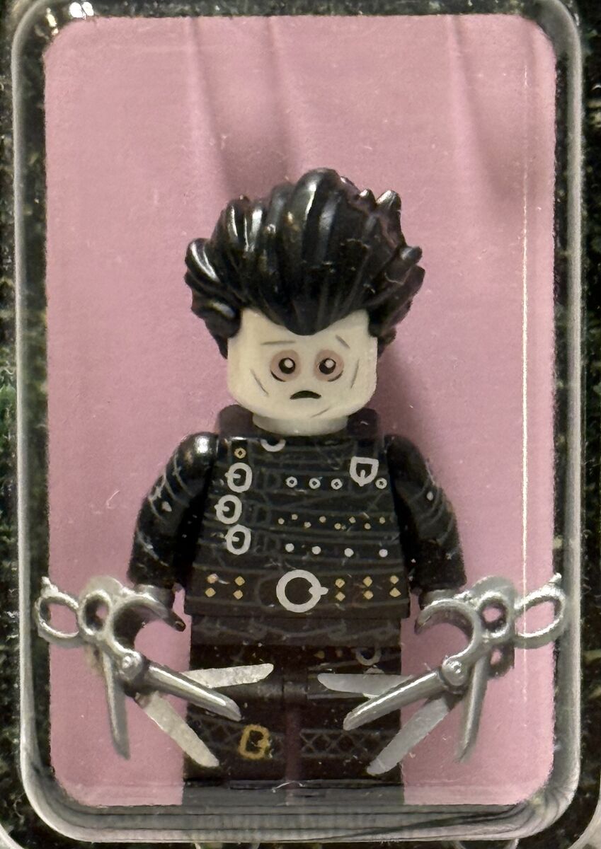 Citizen Brick - Goth Landscaper (Edward Scissorhands) LEGO NEW