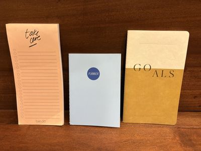 3 New Planner, Goal and To Do Notebooks