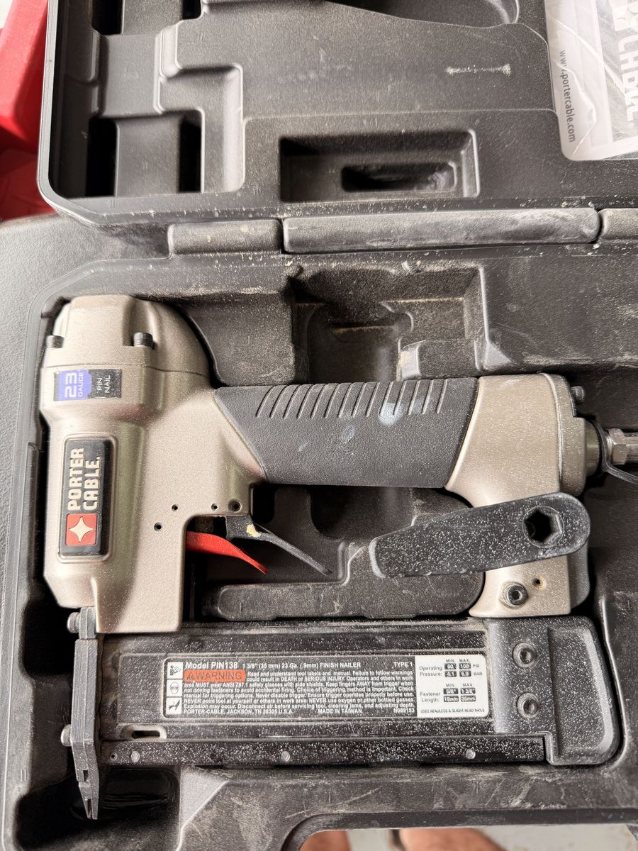 Porter Cable 23 G pin nailer