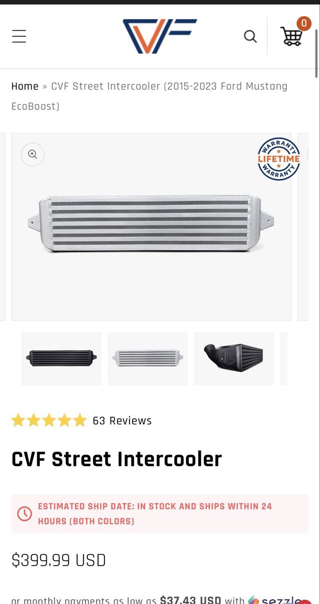 CVF intercooler