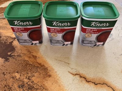 Knorr demi-glace sauce mix - 3 new 26oz tubs