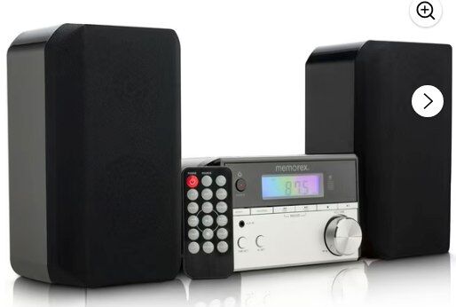 NEW - Memorex MX-MCD200 Bluetooth CD Micro System with FM Radio