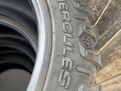 4 Hercules TIS Off-Road Tires 33x12.5 R22 LT - Minimal Wear, Lots of Tread