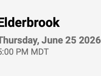 Elderbrook VIP Tickets (1-2 tickets) - SOLD OUT