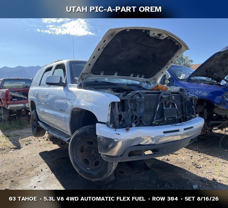 Just In! 2003 Chevrolet Tahoe GMT800 Parts - UTPAP Orem