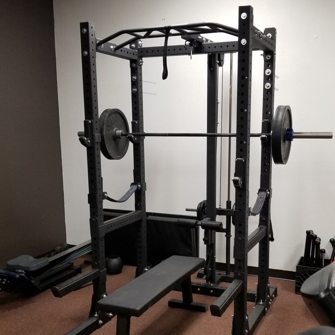 Collegiate Level Power Rack + Cable System SQR-11A