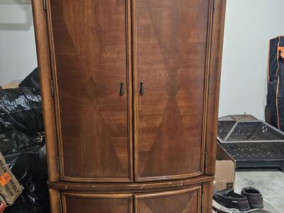 Solid Oak Armoire
