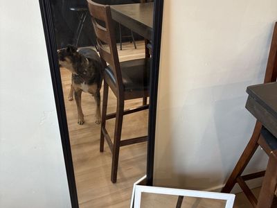Mirrors full length and small square