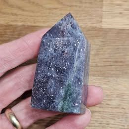 Rare Bloodshot Iolite Tower