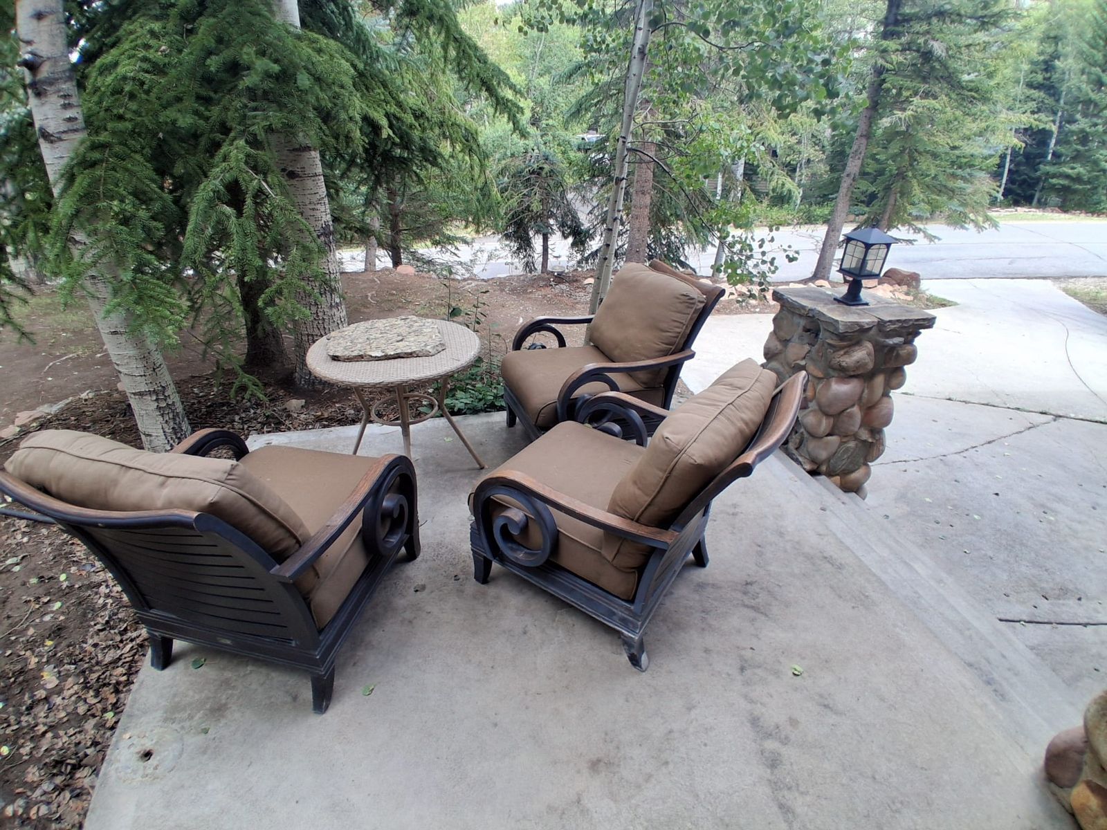 Quality furniture for 5BR home - indoor / outdoor: 3 seater patio furniture