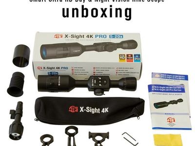 ATN X-Sight 4K Pro 5-20x Smart Ultra HD Day & Night Vision Rifle Scope