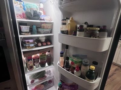 Kenmore Stainless Steel Side-by-Side Refrigerator with Ice Maker & Water Dispenser, Used
