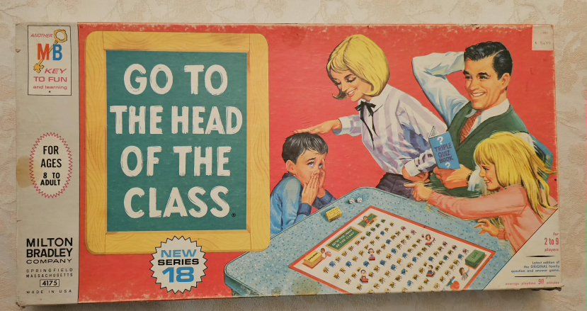 Boardgame " Go to the Head of the Class 1967