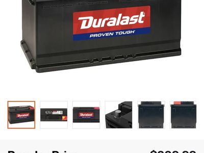 Duralast Group Size 49 / H8 Battery H8-DL