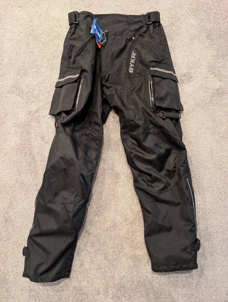 XXL BYKR Armored Cordura Motorcycle Pants (new)