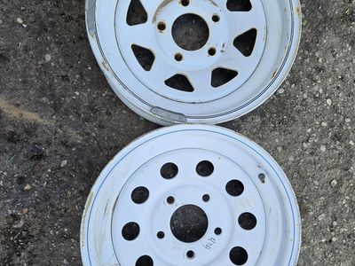 2 15" 5x4.75 trailer wheels