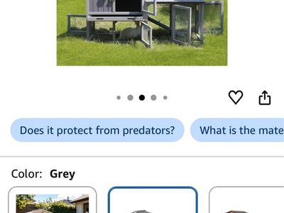 Used Outdoor Rodent Enclosure / Small Animal Hutch