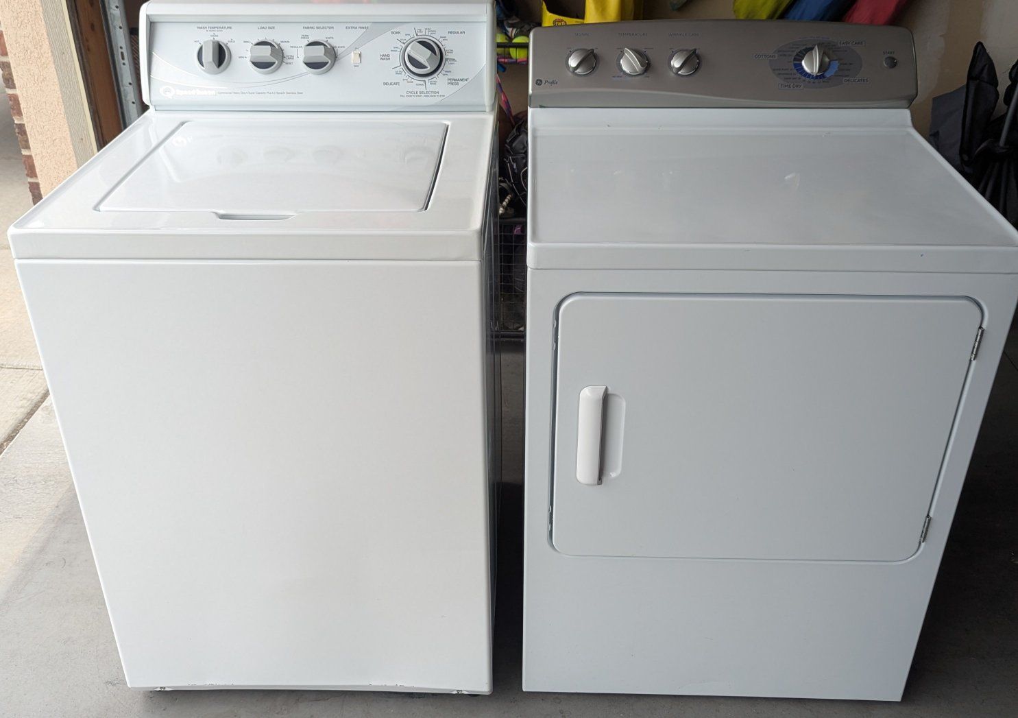 Speed Queen Washer & GE Electric Dryer