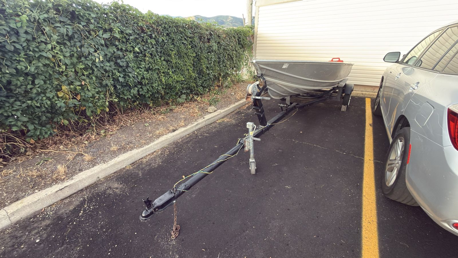 1971 12 FT Gregor Welded Aluminum Boat with Trailer and outboard motor