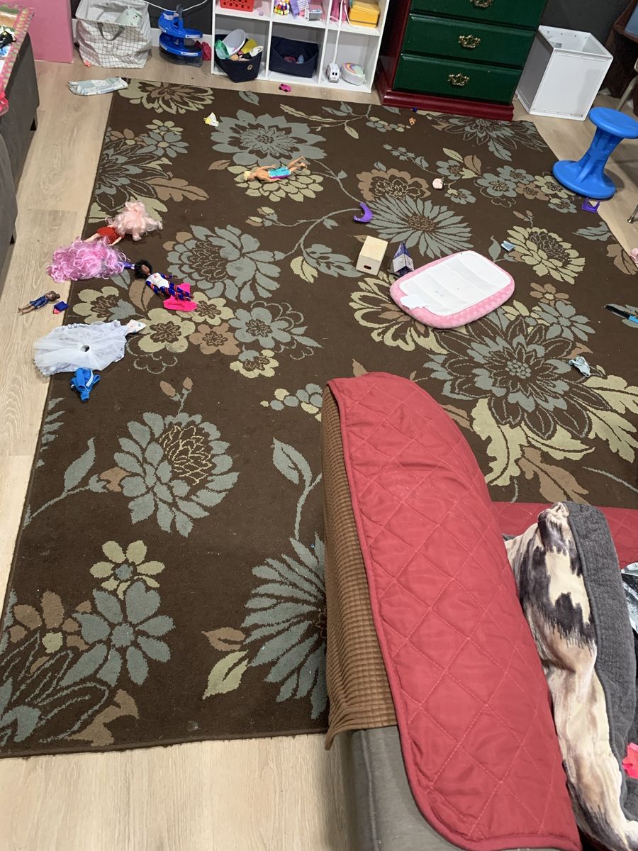 8x10 Floral Area Rug – $60