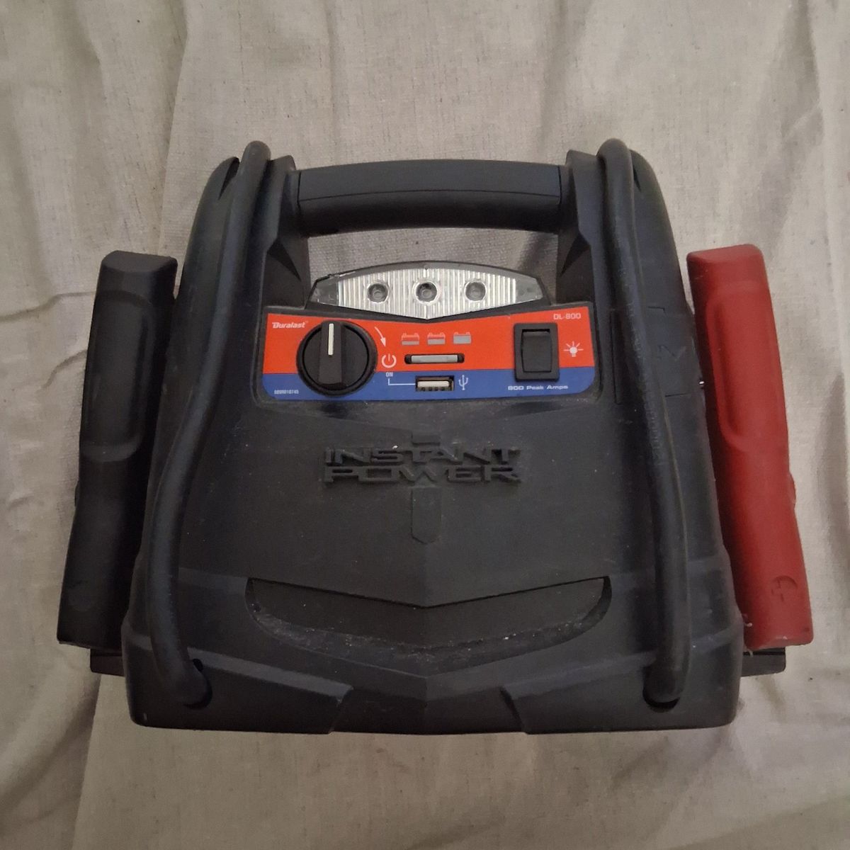 Duracell Instant Power DL-800 800 Peak Amps Portable Jump Starter & Power Bank