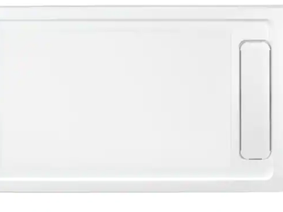 OVE 36 in. W x 60 in. L Alcove Shower Pan Base with Reversible Drain in White