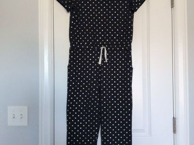 Brand New Girls Size 10/12 Fleece Jumpsuit