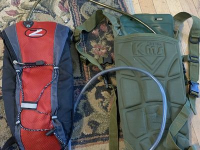 Set of 2 water hydration backpack, like camelbacks, works great with for trek or hiking