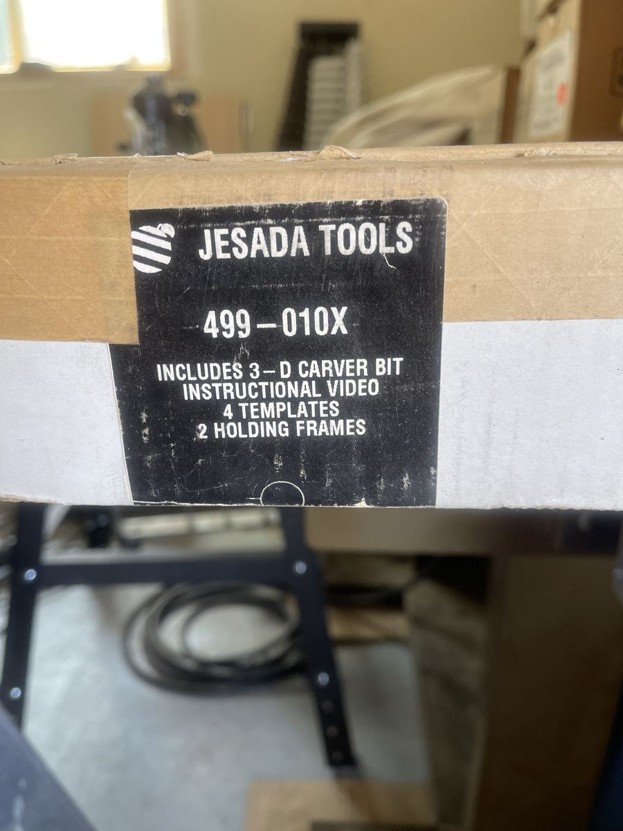 Jesada Tools 499-010X 3D Router Carver System w/ Bit, Templates, Frames & Video