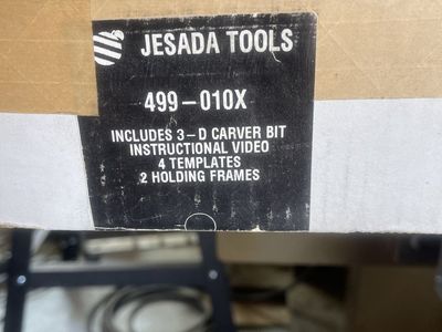 Jesada Tools 499-010X 3D Router Carver System w/ Bit, Templates, Frames & Video