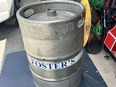 Empty Foster's Beer Keg For Home Brewing or Decor