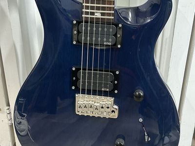 PRS SE Standard 24 Electric Guitar in Translucent Blue with EMG Pickups