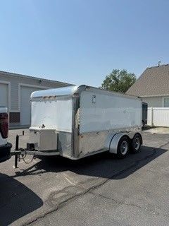 Custom Built Motorcycle Transport Cargo Trailer