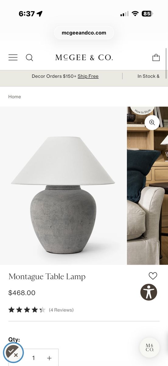 Montague Table Lamp
