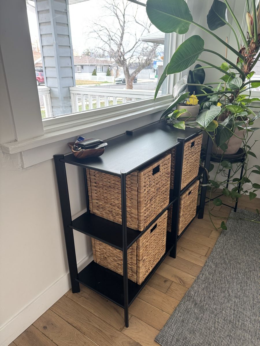 Console Table With Baskets