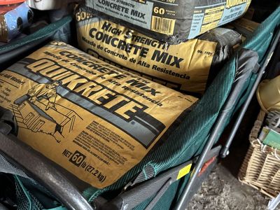 Quikrete High Strength concrete 60lbs, 6 bags